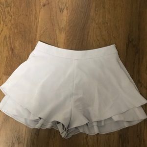 Zara light blue shorts